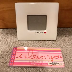 Valentines Day Picture Frame & Coupon Booklet ❤️